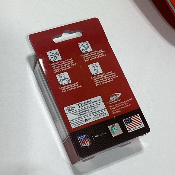 Kansas City Chiefs Snapback Hat And Earplugs NFL Buffalo Outdoors Brand - Picture 7 of 8